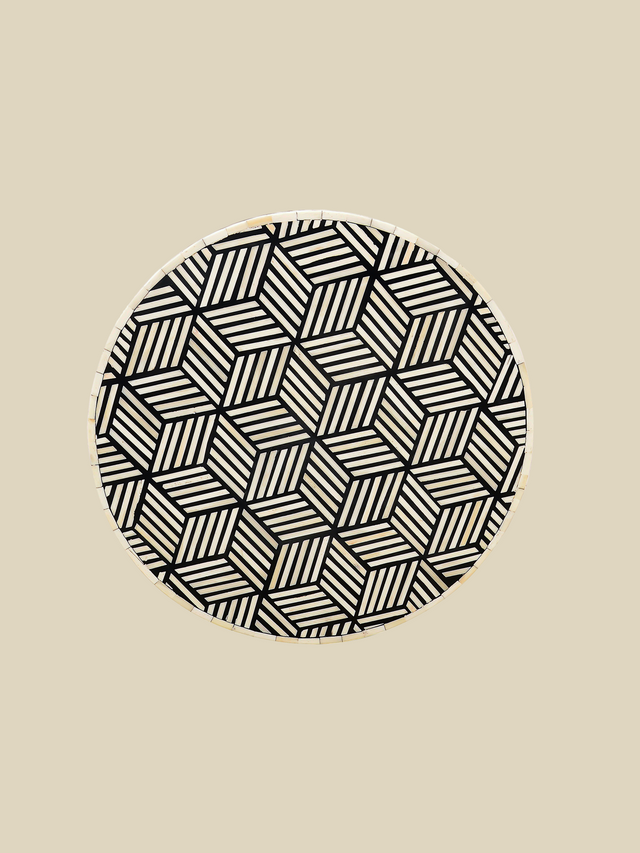 Raya Bone Inlay Side Table