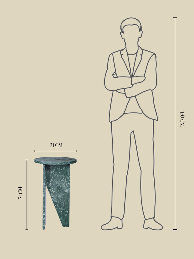 Yana Marble Side Table