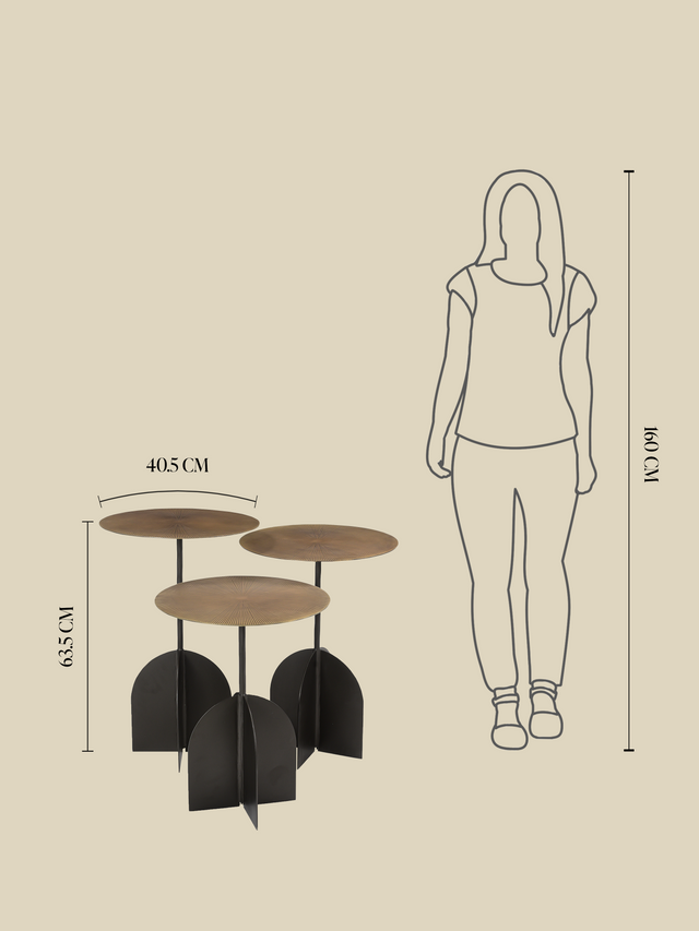 Orion Nesting Side Tables - Set of 3