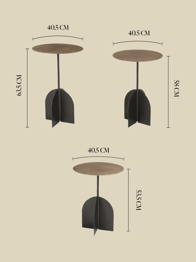 Orion Nesting Side Tables - Set of 3