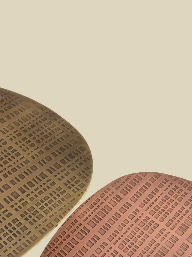 Ember Set of 2 Iron Side Tables