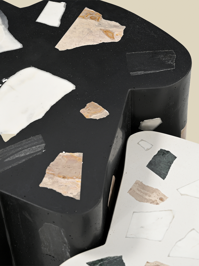 Levi Terrazzo Side Tables – Set of 2
