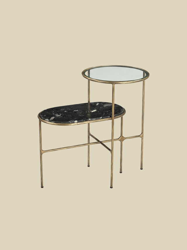 Mateo Mixed Material Side Table