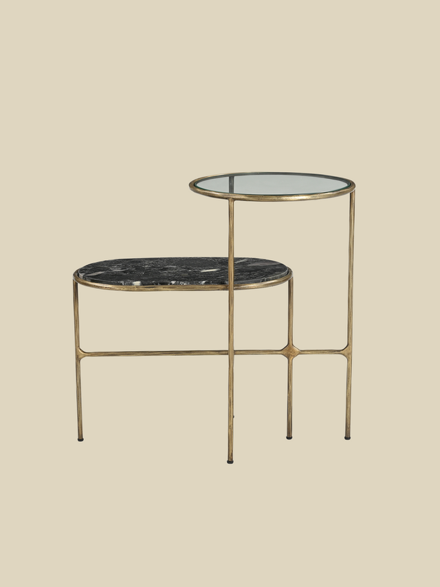 Mateo Mixed Material Side Table