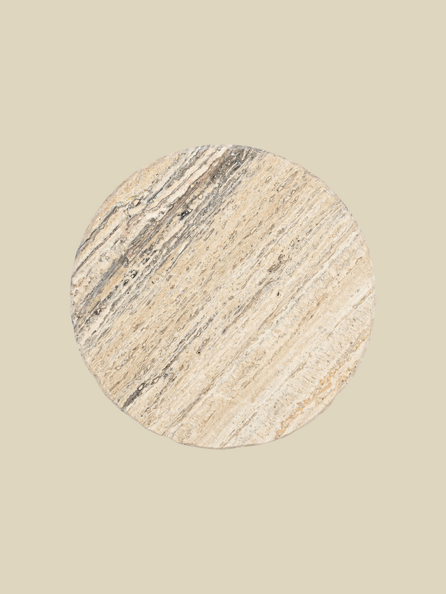 Silas Travertine Side Table Set