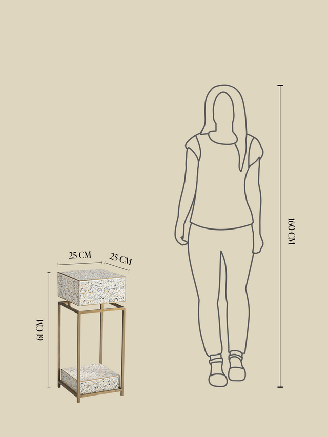 Brooks Terrazzo Side Table