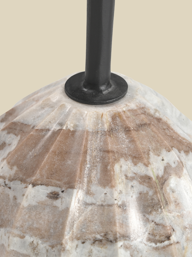 Eli Marble & Iron Side Table Set