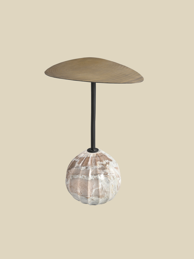 Eli Marble & Iron Side Table Set