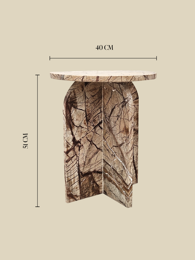 Petra Marble Side Table