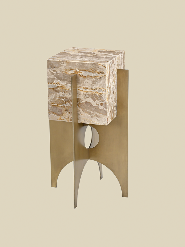 Aurex Marble Top Side Table