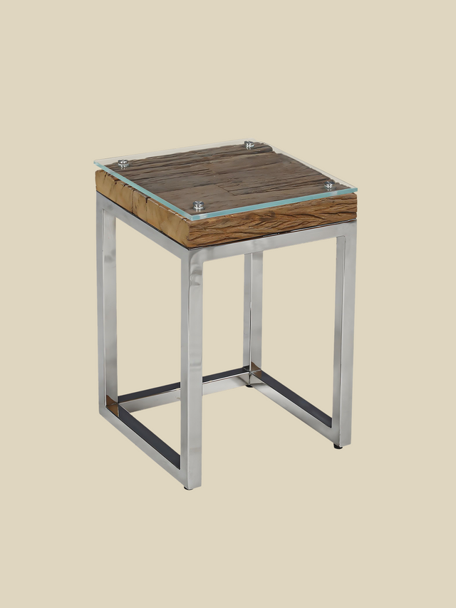 Yuki Reclaimed Wood Nesting Side Tables