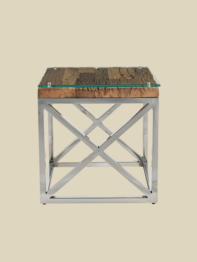 Remi Reclaimed Wood Side Table