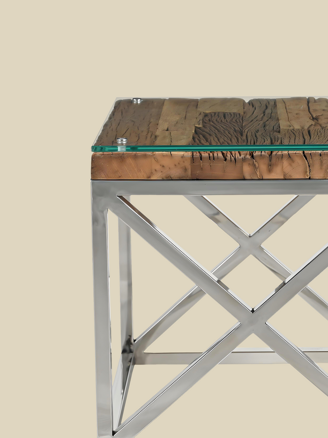 Remi Reclaimed Wood Side Table