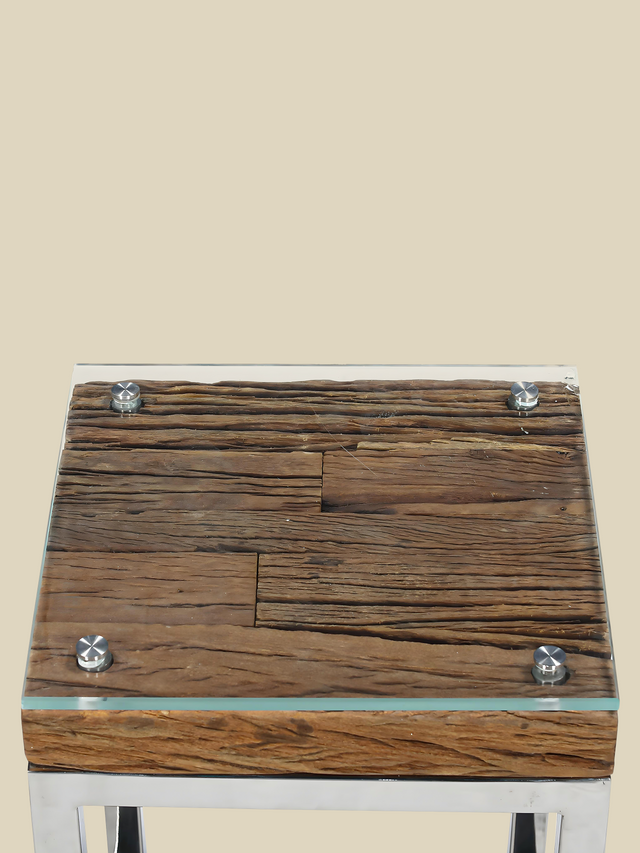 Remi Reclaimed Wood Side Table