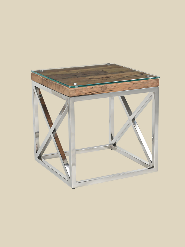 Remi Reclaimed Wood Side Table