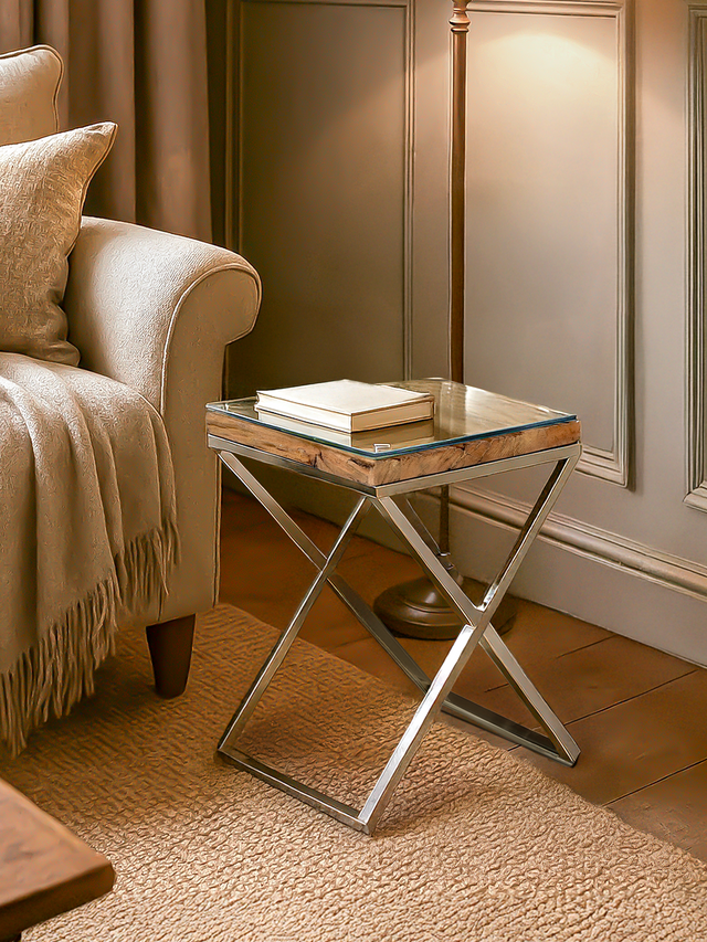 Aria Reclaimed Wood Side Table