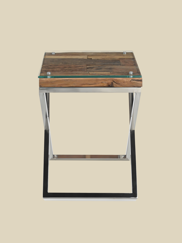 Aria Reclaimed Wood Side Table