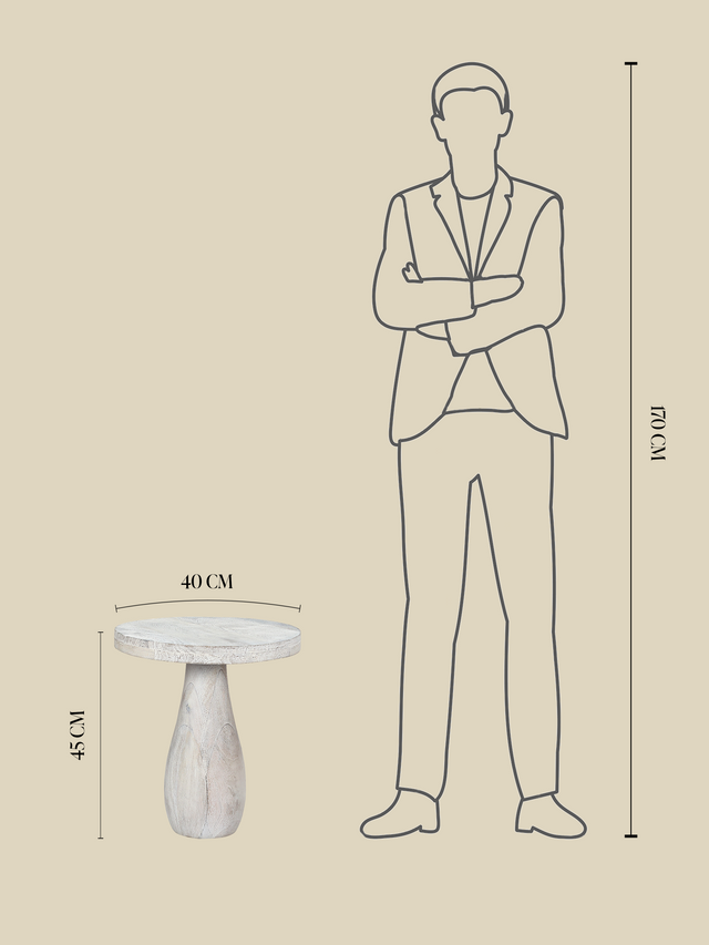 Eben Wooden Side Table