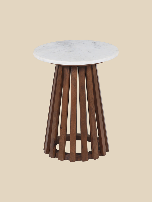 Livia Marble Side Table