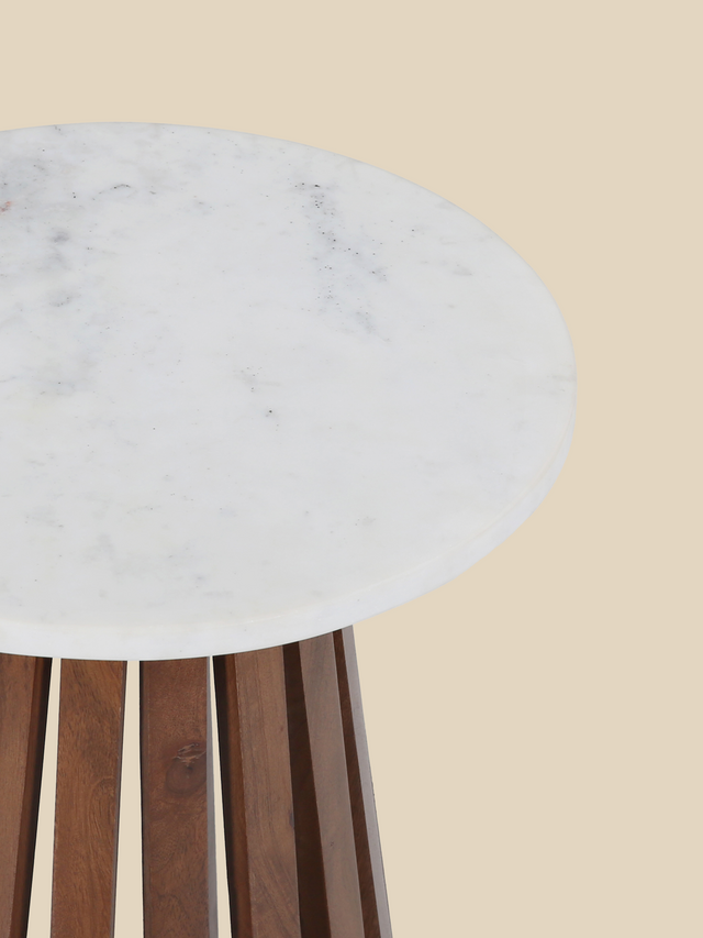 Livia Marble Side Table