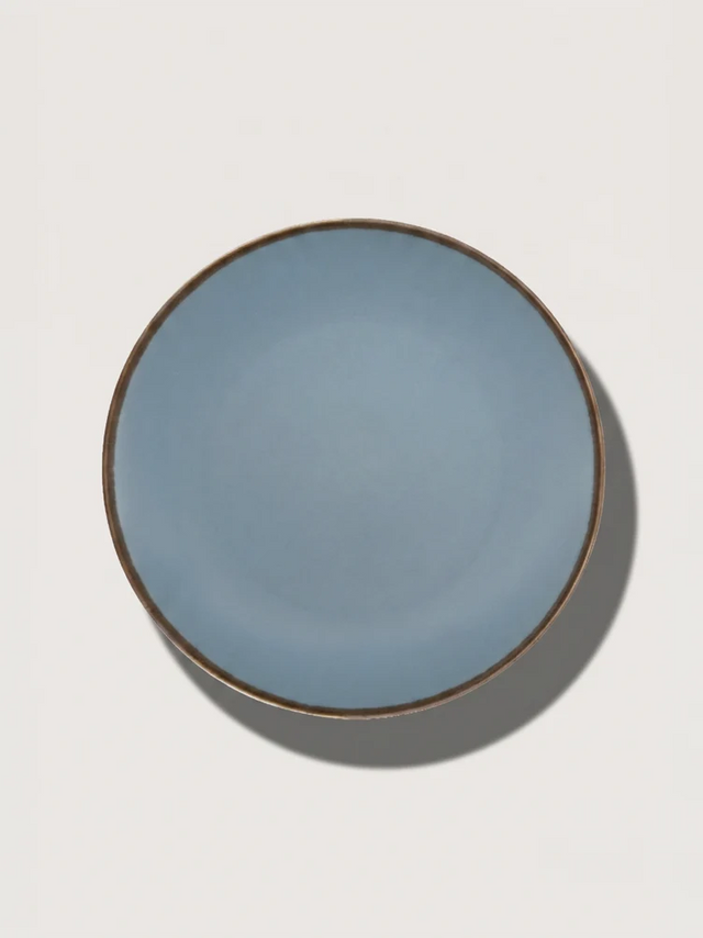Cassia Blue Porcelain Dinner Plates - Set of 6
