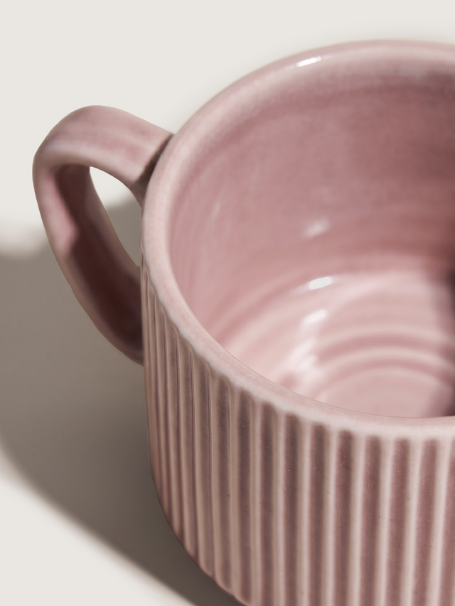 Cosima Blush Porcelain Cup & Saucer - Set of 2