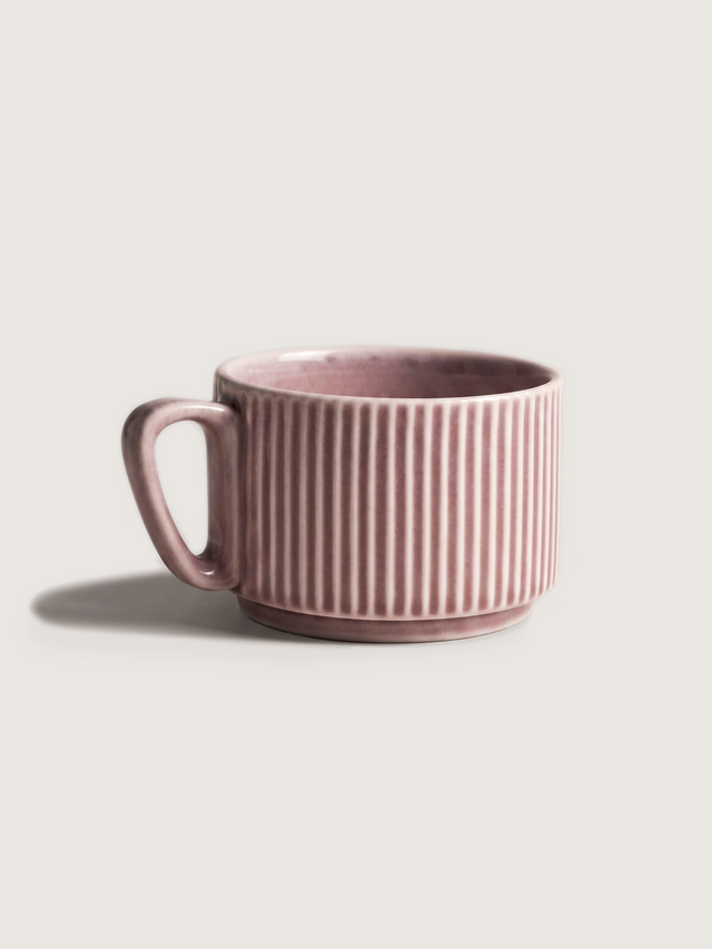 Cosima Blush Porcelain Cup & Saucer - Set of 2