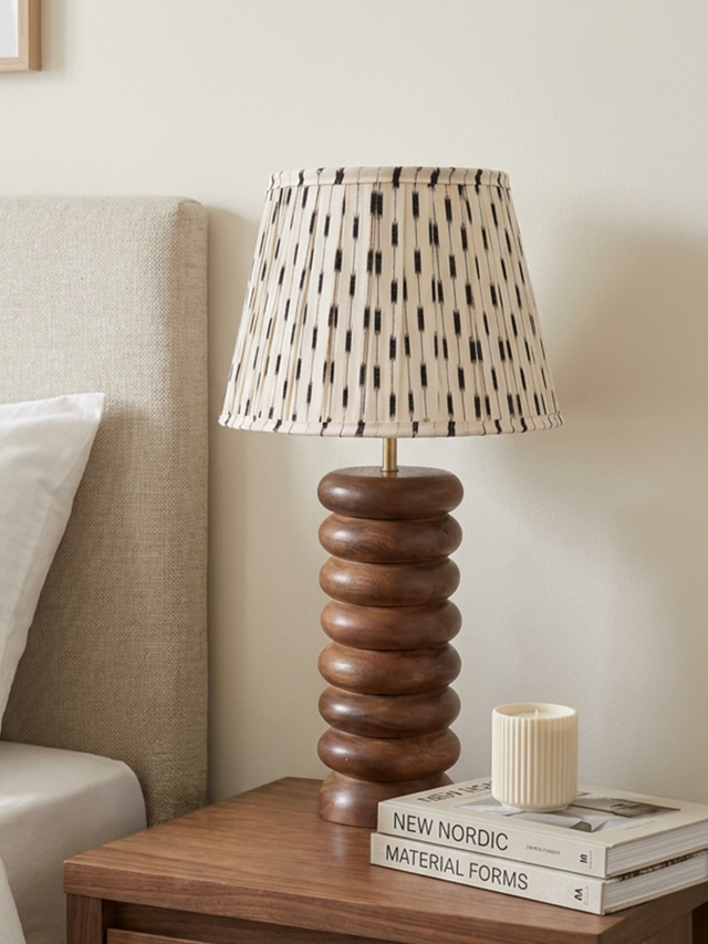 Toru Mango Wood Sculptural Lamp Base