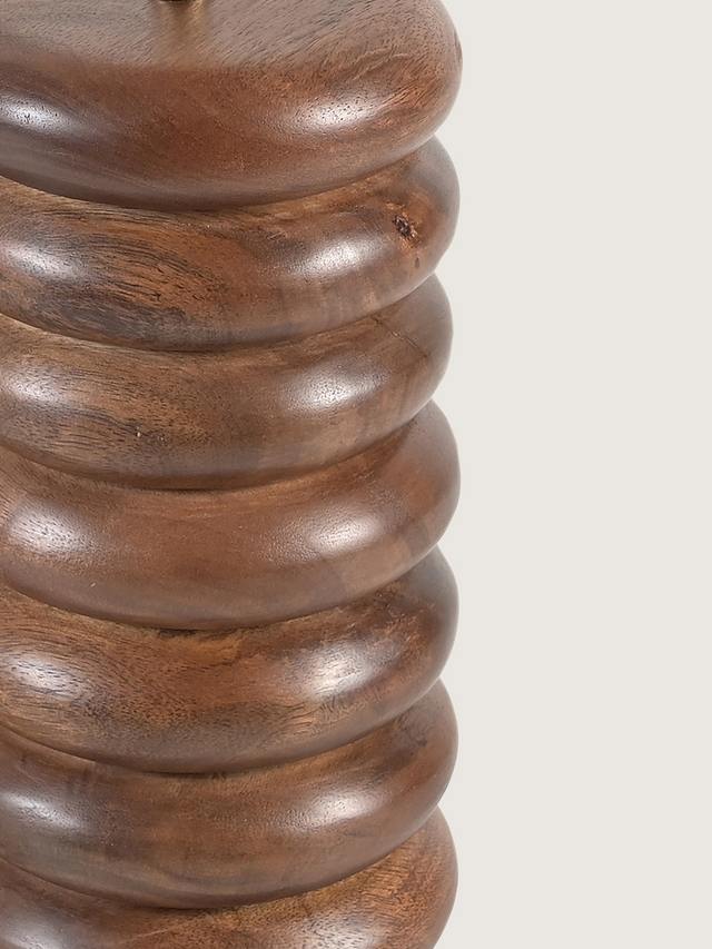 Toru Mango Wood Sculptural Lamp Base
