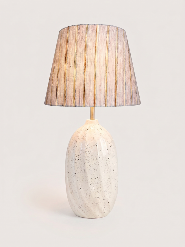 Baker Silk Striped Lampshade