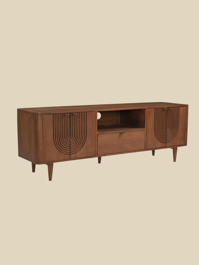 Ariso Mango Wood Media Unit