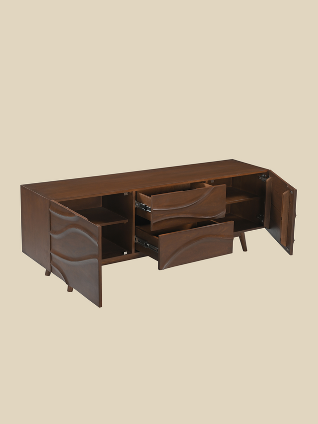 Beth Mango Wood Media Unit