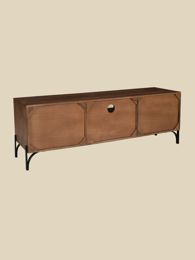 Bastian Mango Wood Media Unit