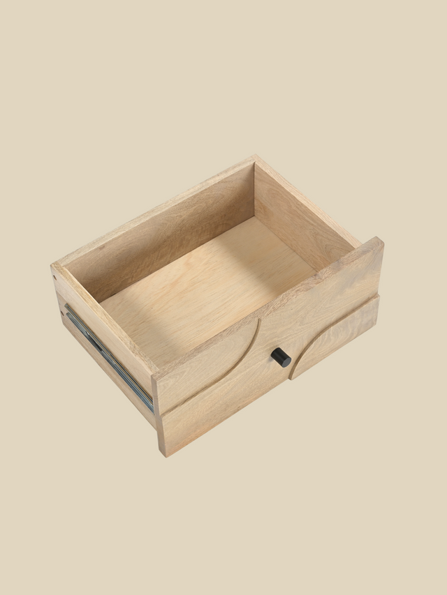 Luce Mango Wood Three Door Media Unit