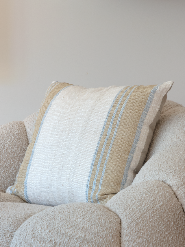 Coastal Charm Hand-woven Cushion