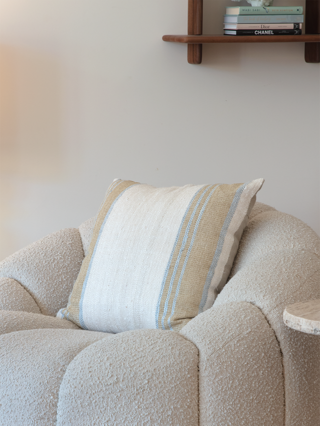 Coastal Charm Hand-woven Cushion