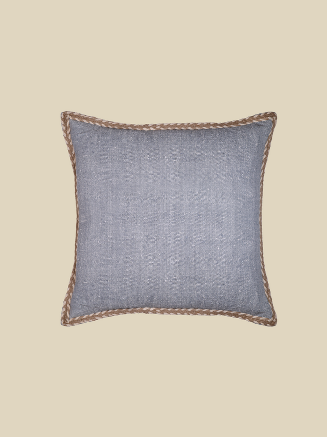 Hamir Blue Hand-woven Cushion