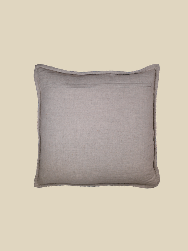 Hamir Blue Hand-woven Cushion
