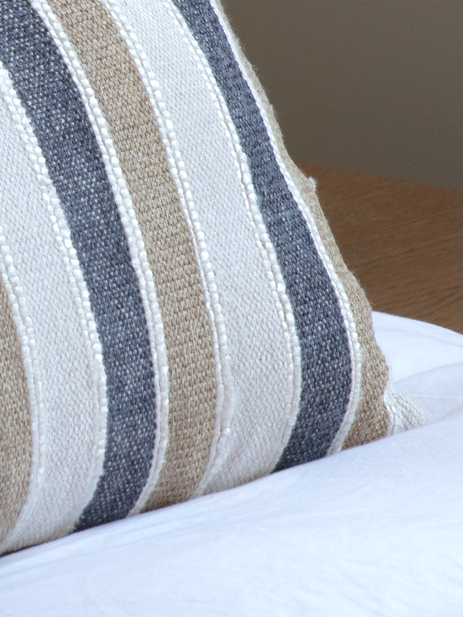 Monochrome Magic Hand-woven Cushion