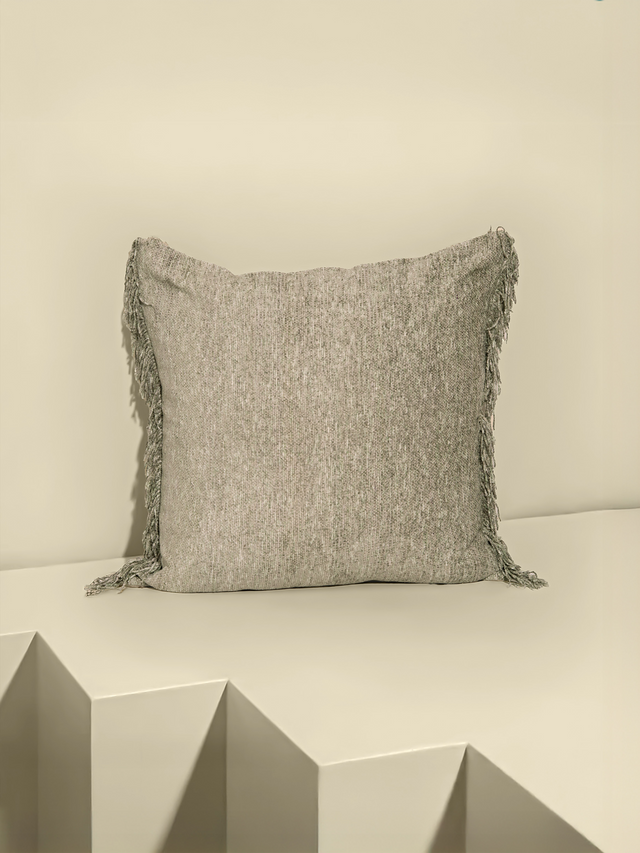 Willow Haze Hand-woven Cushion