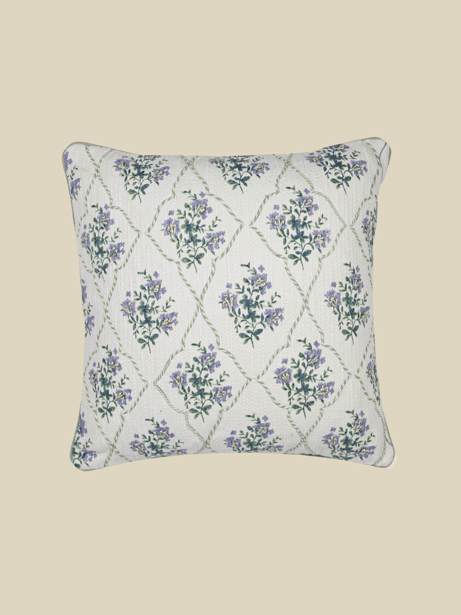 Lara Cotton Floral Cushion