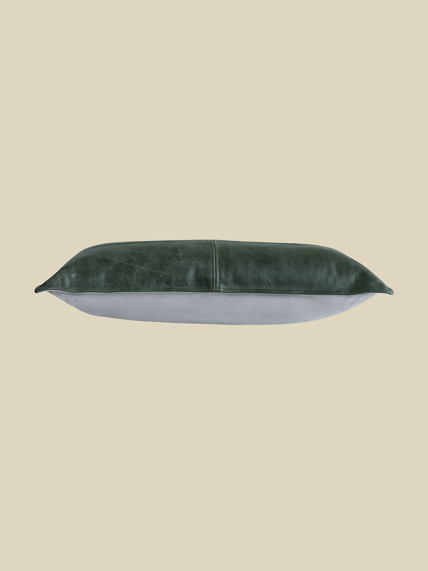Sloane Green Leather Cushion
