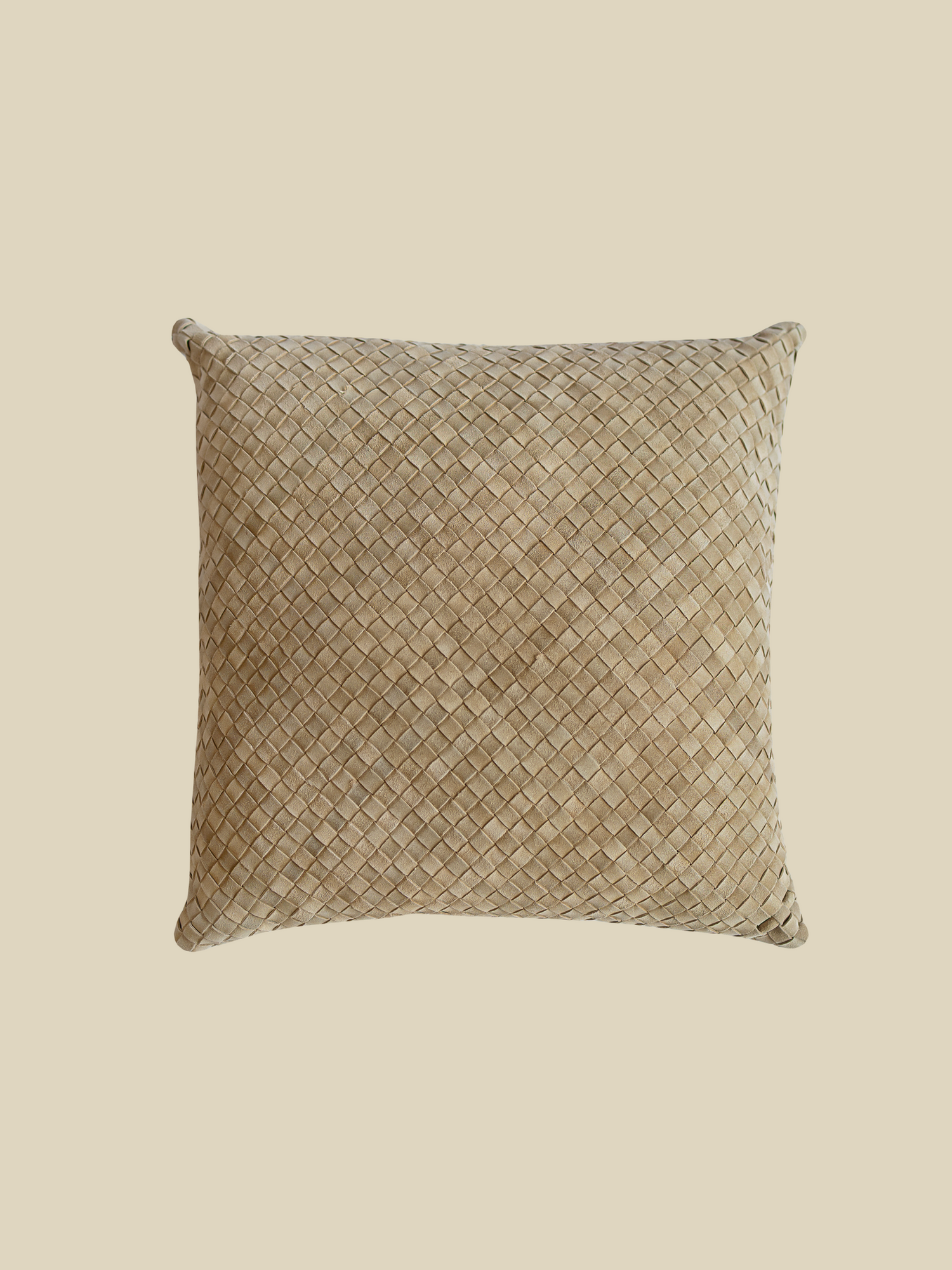Ann Tan Suede Leather Cushion