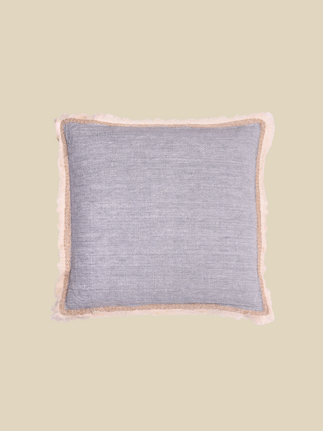 Stella Hand-woven Cushion - Light Blue