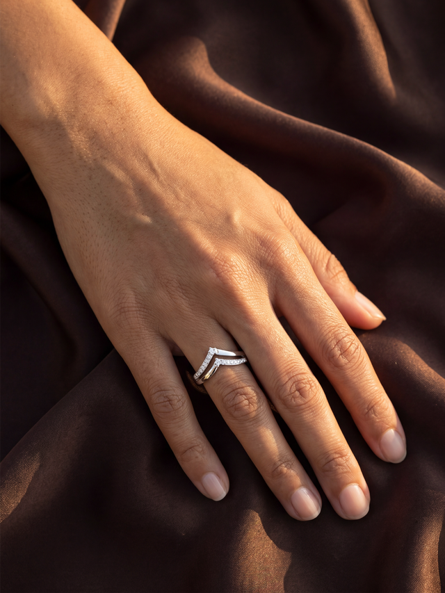 Reign Lab Diamond Ring - Sterling Silver