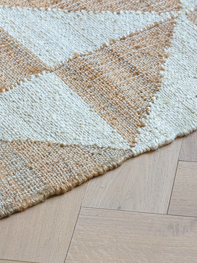 Monet Hand-woven Jute Cotton Rug