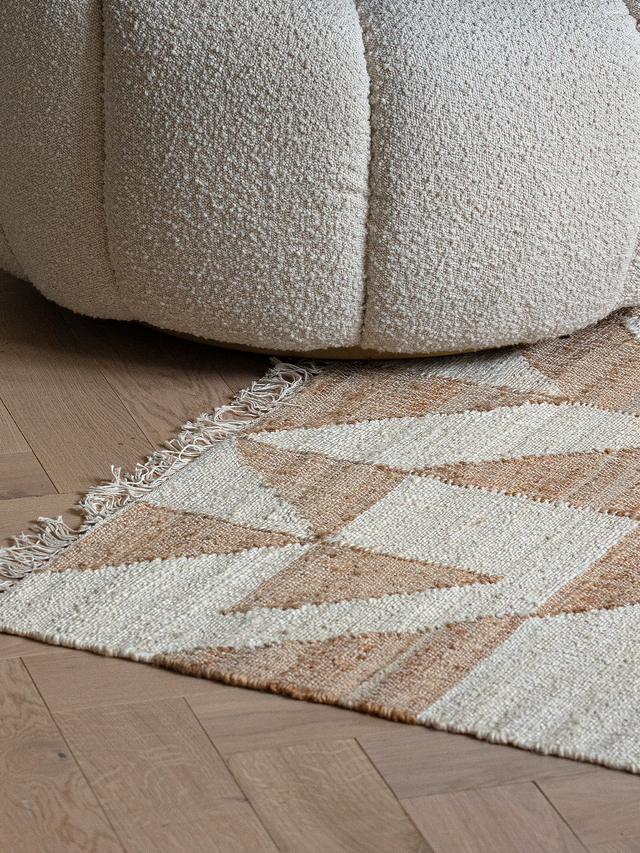 Monet Hand-woven Jute Cotton Rug