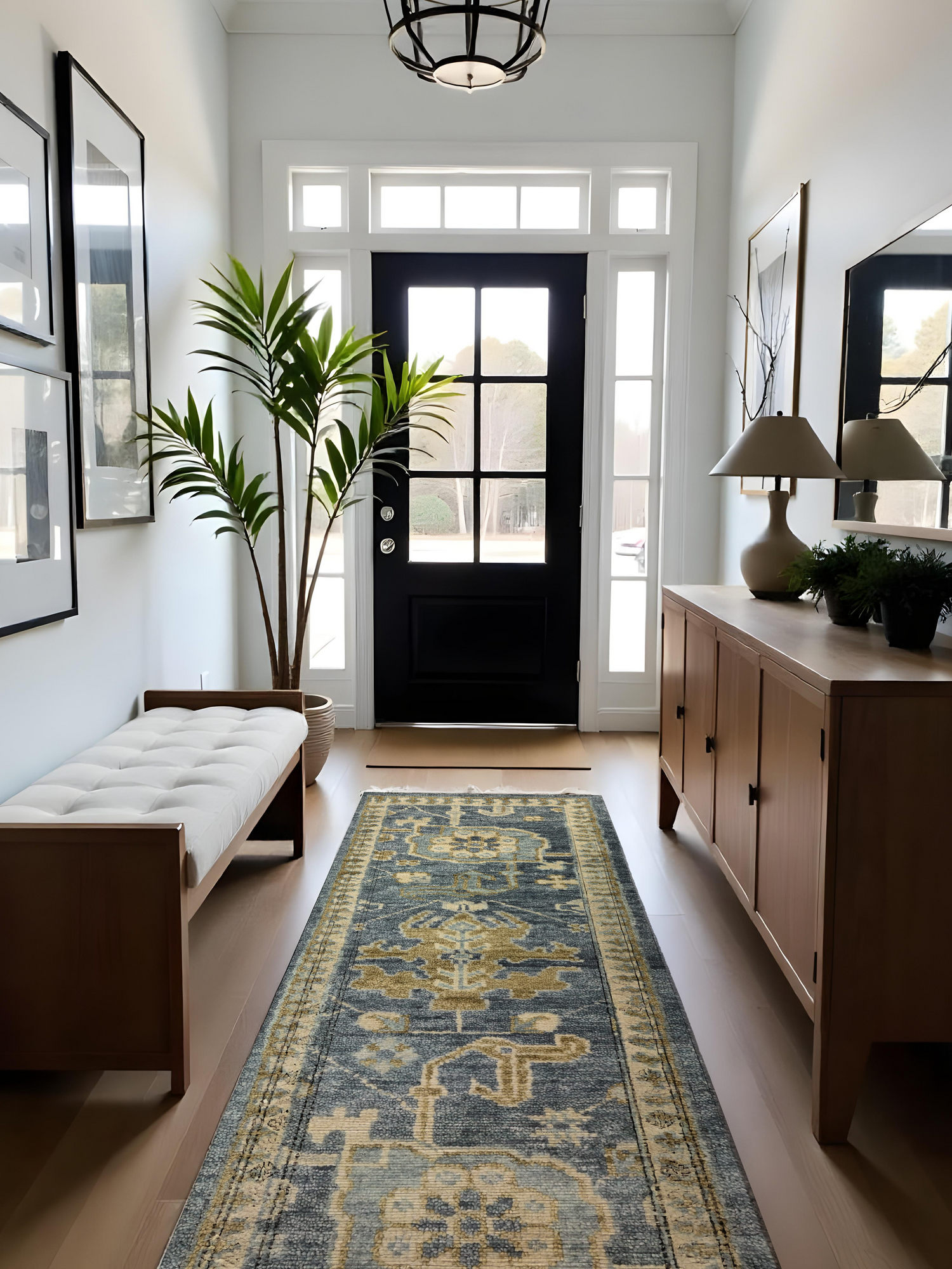 Bloomville Hand-knotted Wool Rug