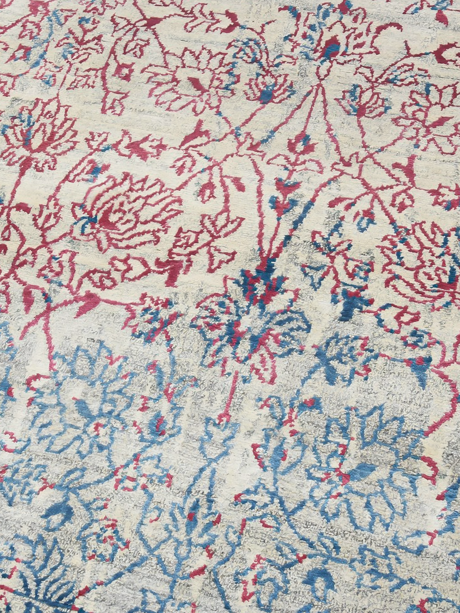 Iris Hand-knotted Wool & Bamboo Silk Rug