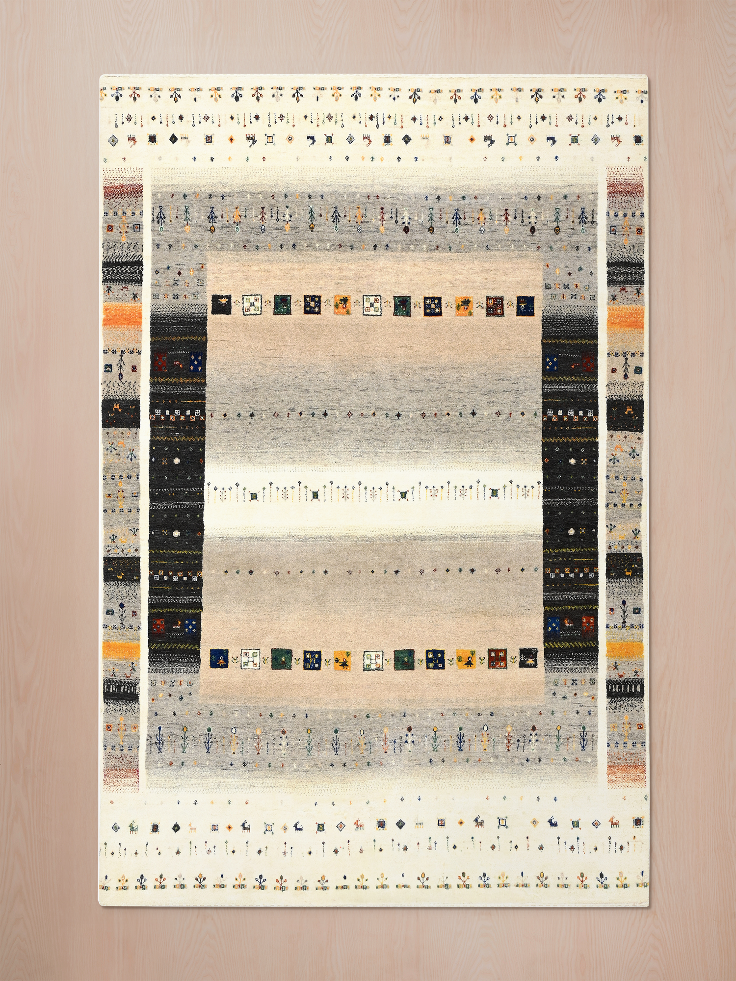 Amaya Heritage Hand-knotted Wool Rug